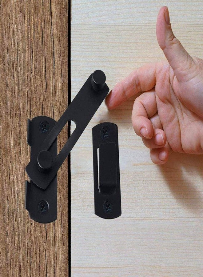 CasaZenith تعزيز قفل باب المنزل الأمني - أقفال أبواب عالية الأمان مقاومة للأطفال، مزلاج معدني قلاب آمن للأطفال ليلاً لحماية المنزل (قفل صدفي) - Image 5