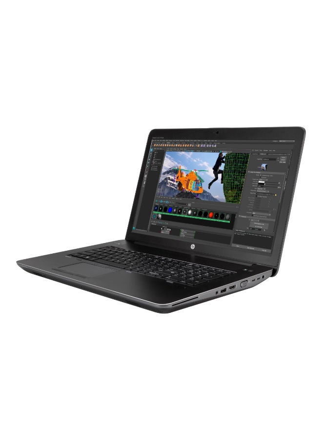 HP لابتوب HP ZBook 17 G4، معالج Intel Core i7-7820HQ، 512GB SSD، 16GB RAM، NVIDIA Quadro M2200 4GB، شاشة FHD بحجم 17.3 بوصة، ويندوز 10 برو - أسود (مجددة)، درجة A، ضمان 6 أشهر - Image 2
