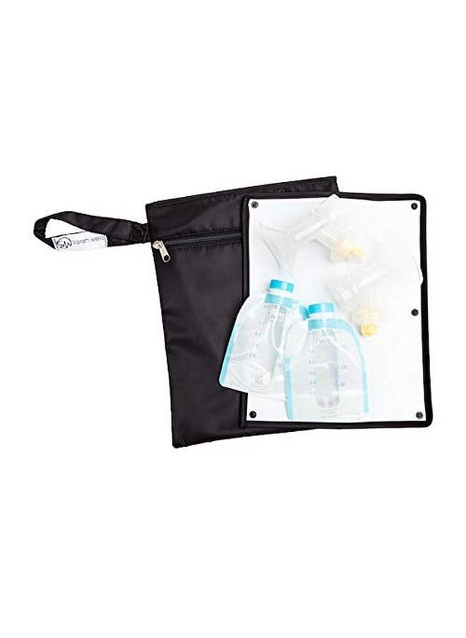 Sarah Wells - Pumparoo Wet/Dry Bag For Breast Pump Parts (Black) - Image 1