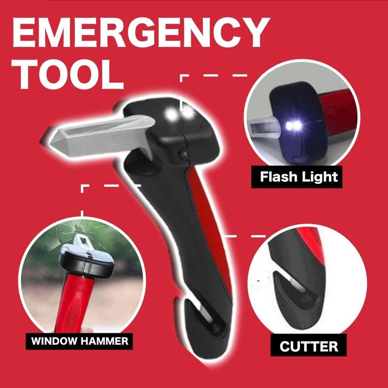 5 in 1 Car Door Assist Handle - Multi - Function Entry and Exit Assist Tool - Emergency Glass Breaker Hammer and Seat Belt Cutter - Sturdy and Durable Design for All Cars - Image 3