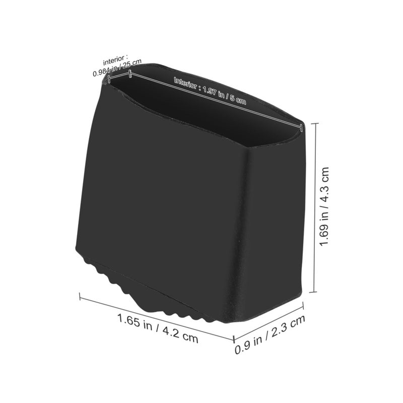 2Pcs Non Skid Ladder Feet Covers Protective Pads for Enhanced Stability and Floor Protection - Image 3