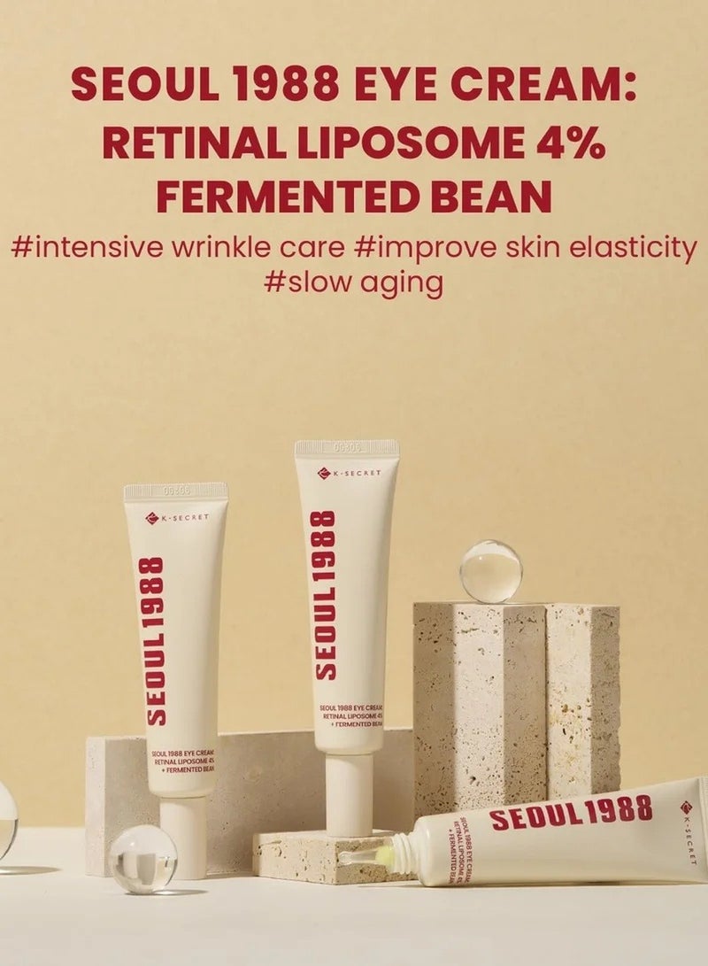 SEOUL 1988 Eye Cream : Retinal Liposome 4% + Fermented Bean 30ml - Image 2
