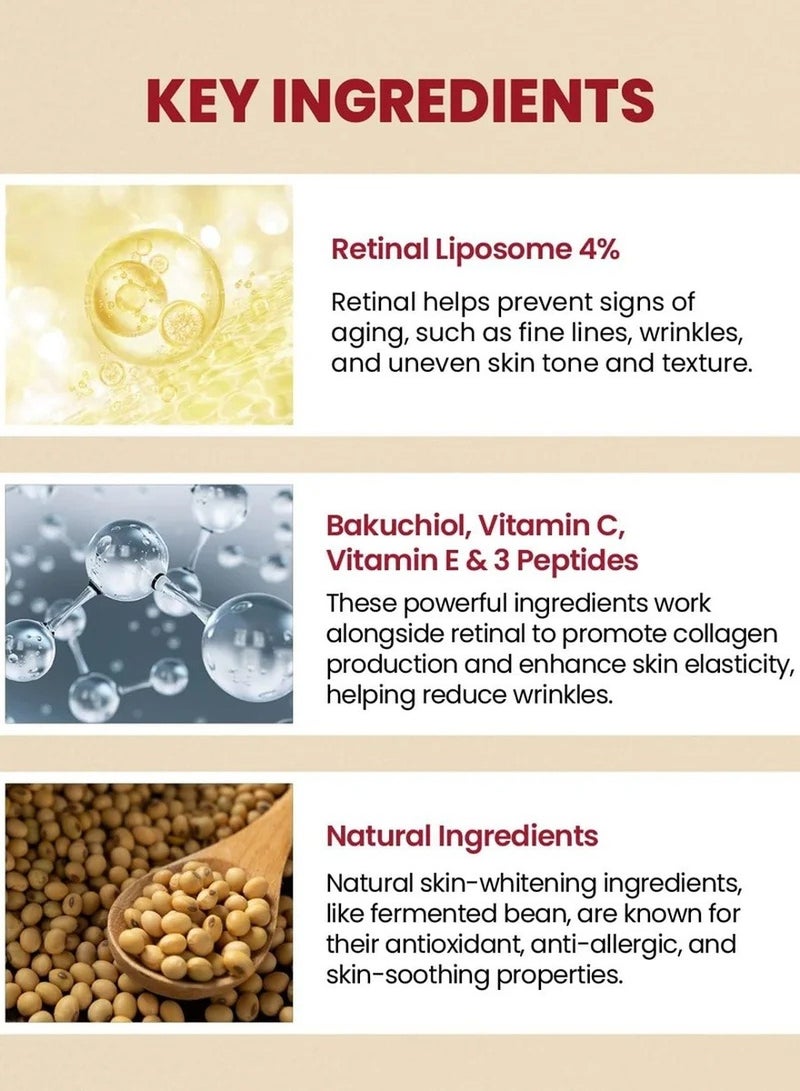 SEOUL 1988 Eye Cream : Retinal Liposome 4% + Fermented Bean 30ml - Image 5