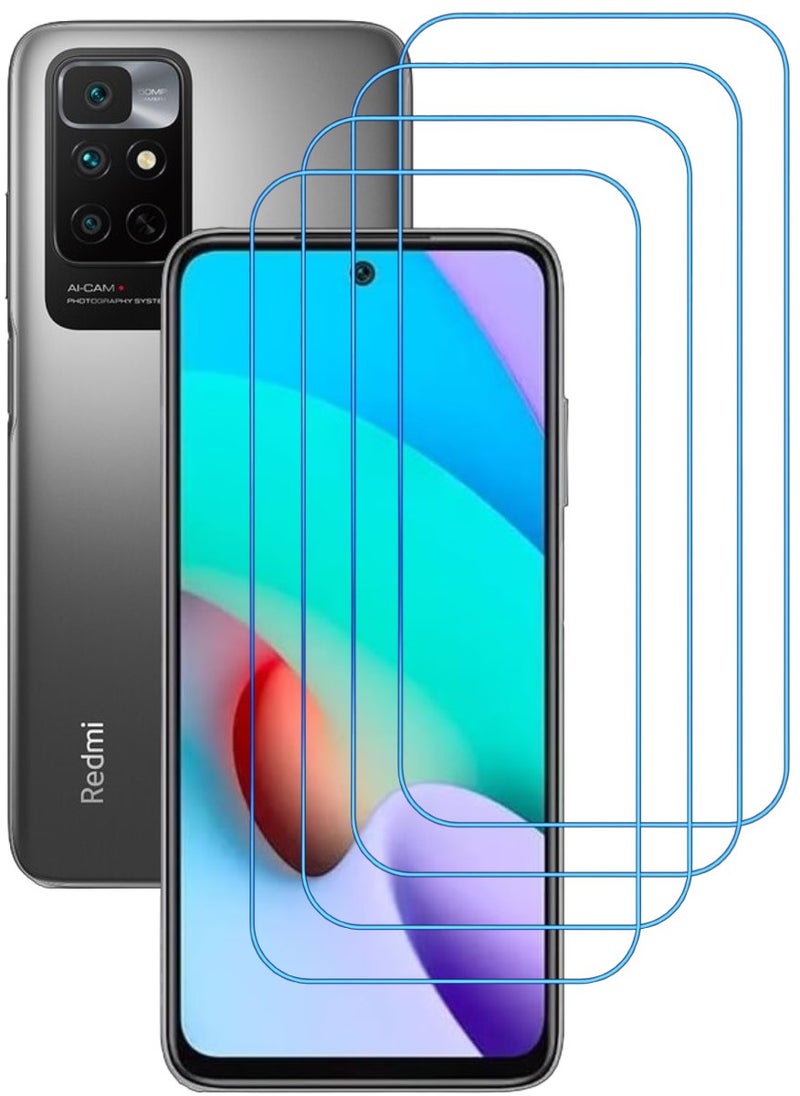 ACLIX 4 Pieces Antistatic ESD Dustproof Premium Quality High Definition Clear Tempered Glass Screen Protector Designed For Xiaomi Redmi Note 11 4G - Image 1