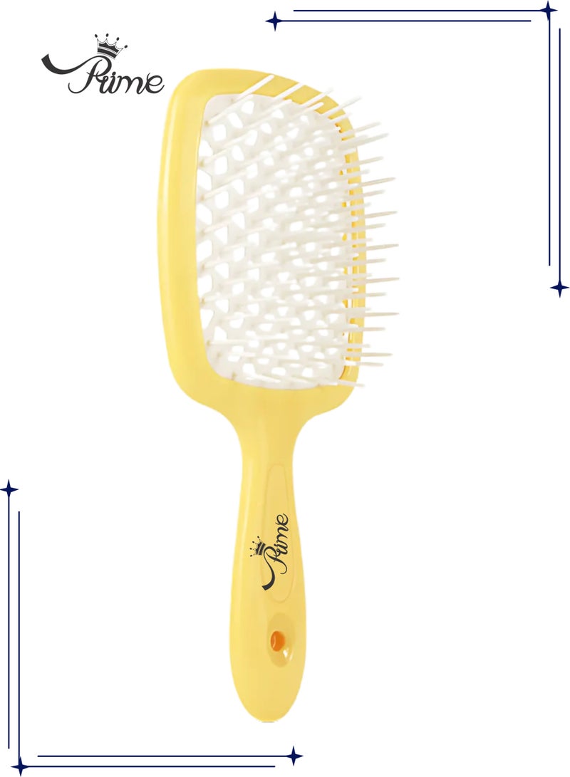 فرشاة شعر احترافية لفك تشابك الشعر، مشط تدليك فروة الرأس، فرشاة مجداف، مشط مضلع، فرشاة فك تشابك الشعر، فرشاة فك تشابك الشعر الطويل والسميك والرفيع والمجعد والمتشابك والرطب والجاف، لفك تشابك الشعر للرجال والنساء - Image 1