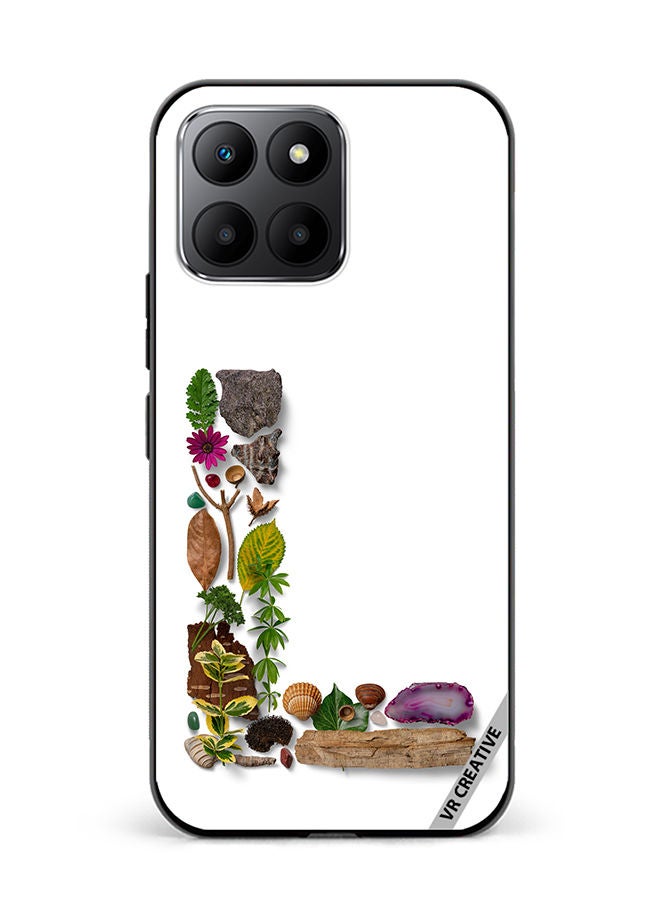 VR CREATIVE Protective Case Cover For Honor 70 Lite Alphabet L Design Multicolour - Image 1