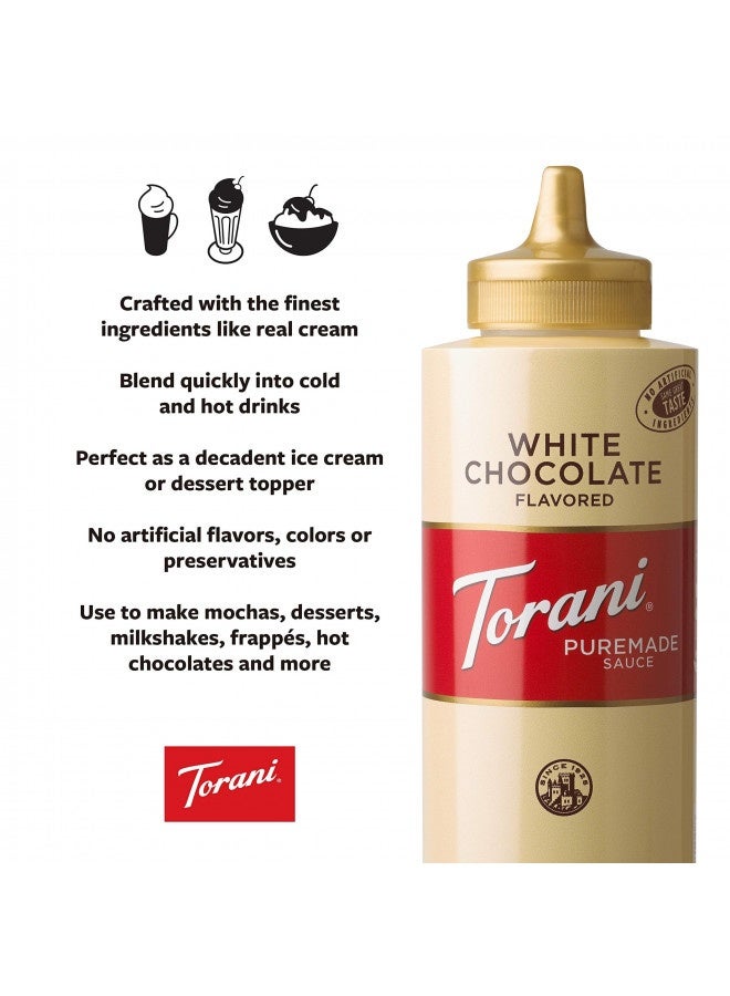 Torani Puremade Sauce, White Chocolate, 16.5 Ounces (Pack Of 4)  - Image 4