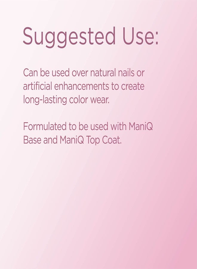 Young Nails Mani-Q Gel Polish, Color Gel Nail Polish for Natural or Artificial Nails, Cure with LED or UV Light, Soak Off Gel Polish 0.34 fl oz. - Image 4