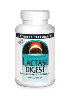 Source Naturals Lactase Digest For Lactose Intolerance* 90 Capsules  - Image 1