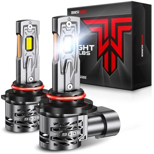 Torchbeam 2026 1500 Super Brighter 9005HB3 Bulbs 60000LM 11 Size 6500K Cool White 80000Hrs Long Life with 13000RPM Cooling Fan 360 Adjustable Beam 3 Min Install Pack of 2 - Image 1