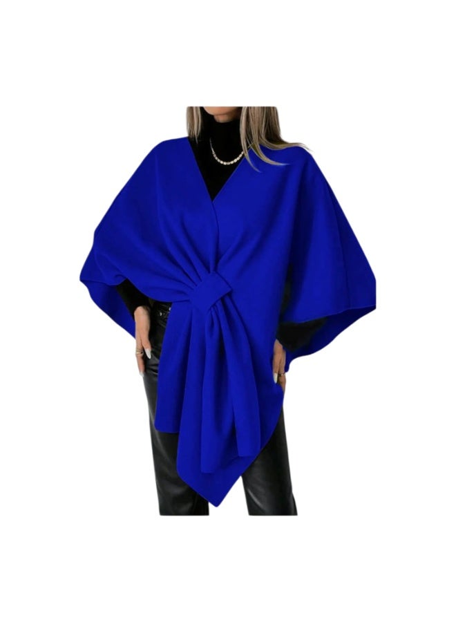 A practical oversized plaid wool shawl that suits everyone
