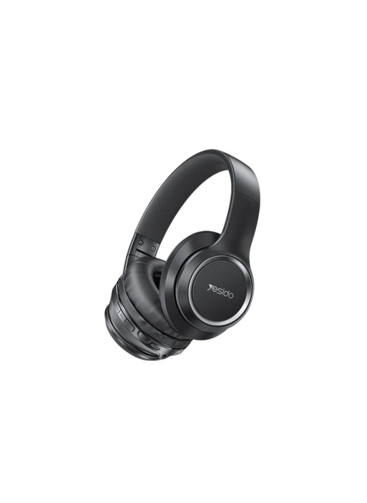 يسيدو - يسيدو – سماعة رأس لاسلكية قابلة للطي بتقنية البلوتوث – بلوتوث 15.3 HD HIFI Micro USB – أسود - Image 1
