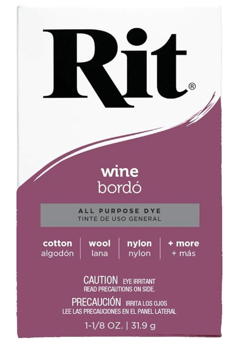 RIT Rit Dye Powder 1 1/8oz, Wine  - Image 1