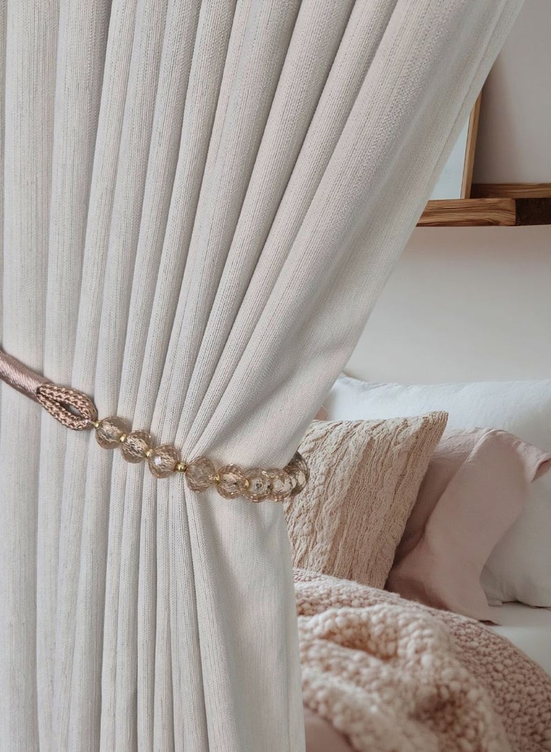 QBAID Curtain Tieback / Curtain Rope Holder – Easy Wrap Design for Neat and Elegant Curtain Gathering - Image 2