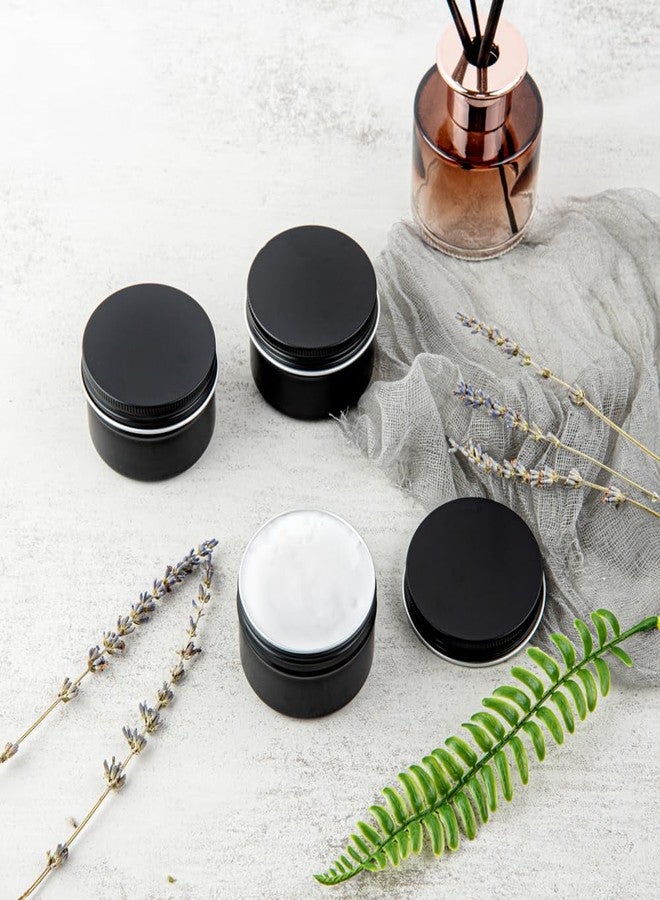 Restaurantware RW Base 4 Ounce Tin Storage Boxes 10 Round Tin Boxes With Lids - Durable Screwable Lids Black Aluminum Storage Containers Customizable Fits Mints Pills Or Herbs - Image 3