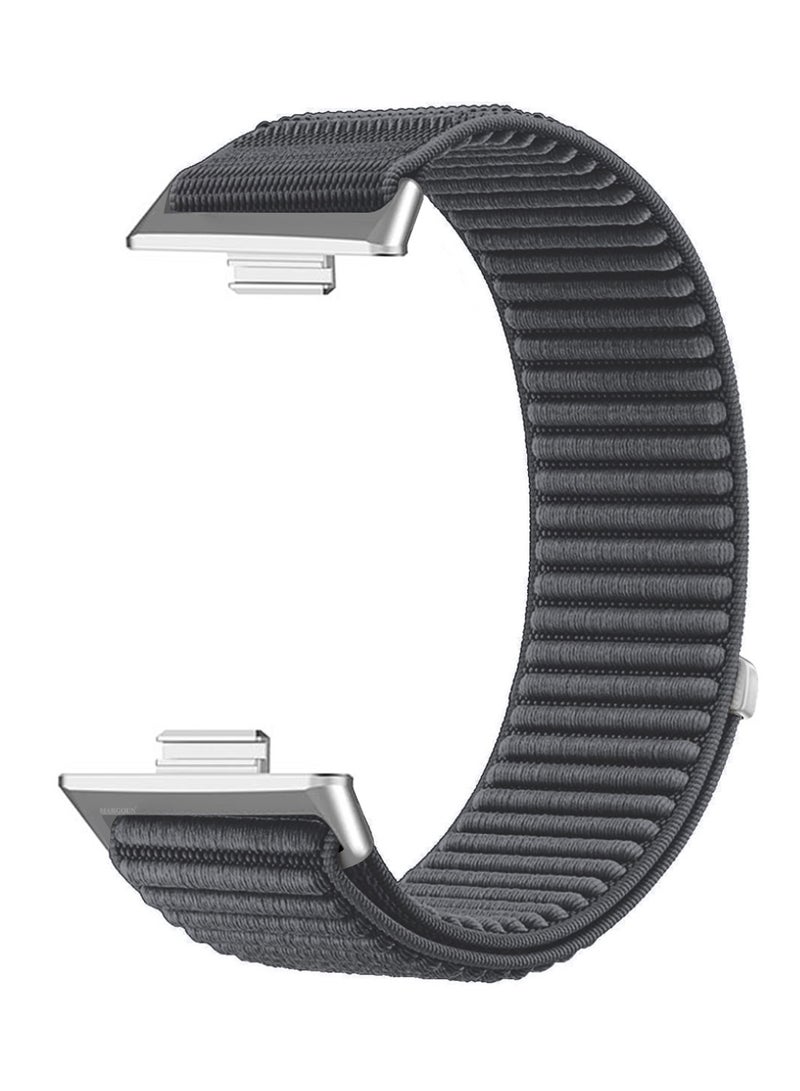 CATANES Premium Loop Watch Band for Watch 4 & Watch 4 Pro – Adjustable, Soft & Durable Replacement Strap Grey - Image 2