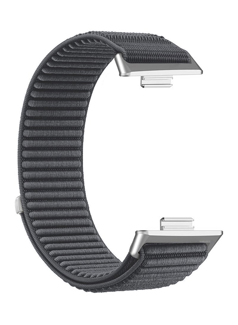 CATANES Premium Loop Watch Band for Watch 4 & Watch 4 Pro – Adjustable, Soft & Durable Replacement Strap Grey - Image 3