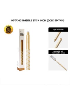 Insta360 Original INSTA360 114cm Invisible Selfie Stick Gold Edition Compatible for Ace Pro2 X4 Ace Pro GO3 GO 3s X3 ONE RS ONE X2  - Image 2