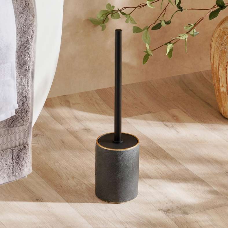 Pan Home Nebula Toilet Brush Holder - Black