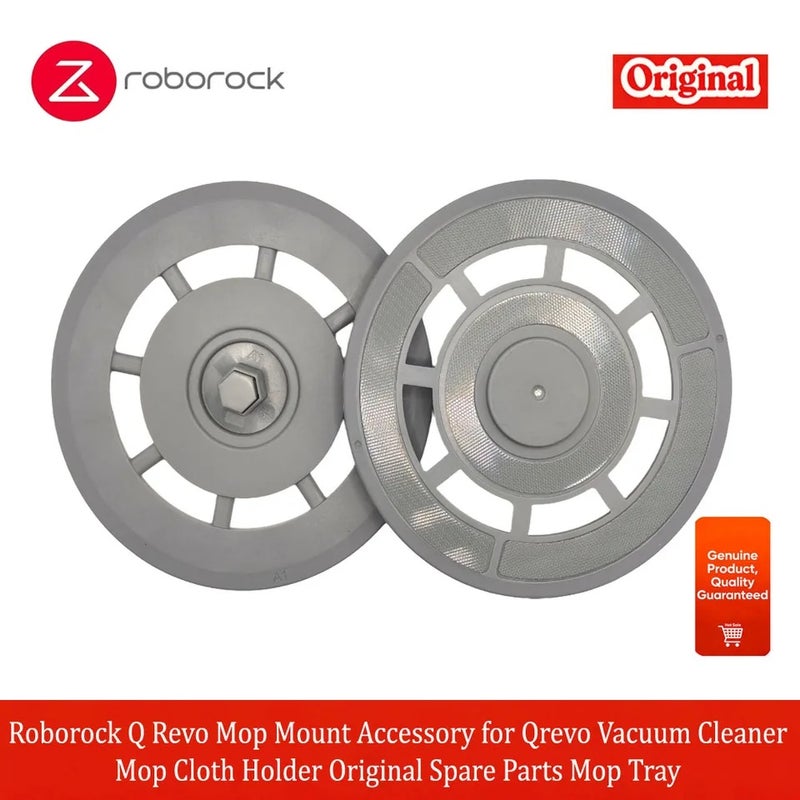 روبو روك ممسحة أرضيات Original Roborock Q Revo Mop Mount Accessory for Qrevo Vacuum Cleaner Mop Cloth Holder Original Spare Parts Tray - Image 3