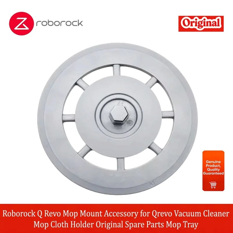 روبو روك ممسحة أرضيات Original Roborock Q Revo Mop Mount Accessory for Qrevo Vacuum Cleaner Mop Cloth Holder Original Spare Parts Tray - Image 2