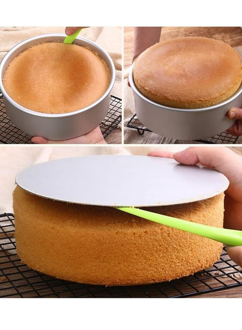 Oasisgalore 5 Pack Non-Stick Deep Aluminum Round Cake Pan Cake Tin With Removable Bottom(5 Inch) - Image 3