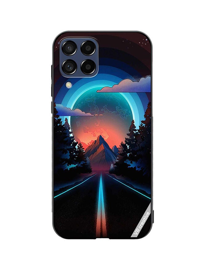 VR CREATIVE Protective Case Cover For Samsung Galaxy M53 Road To Paradise Design Multicolour - Image 1