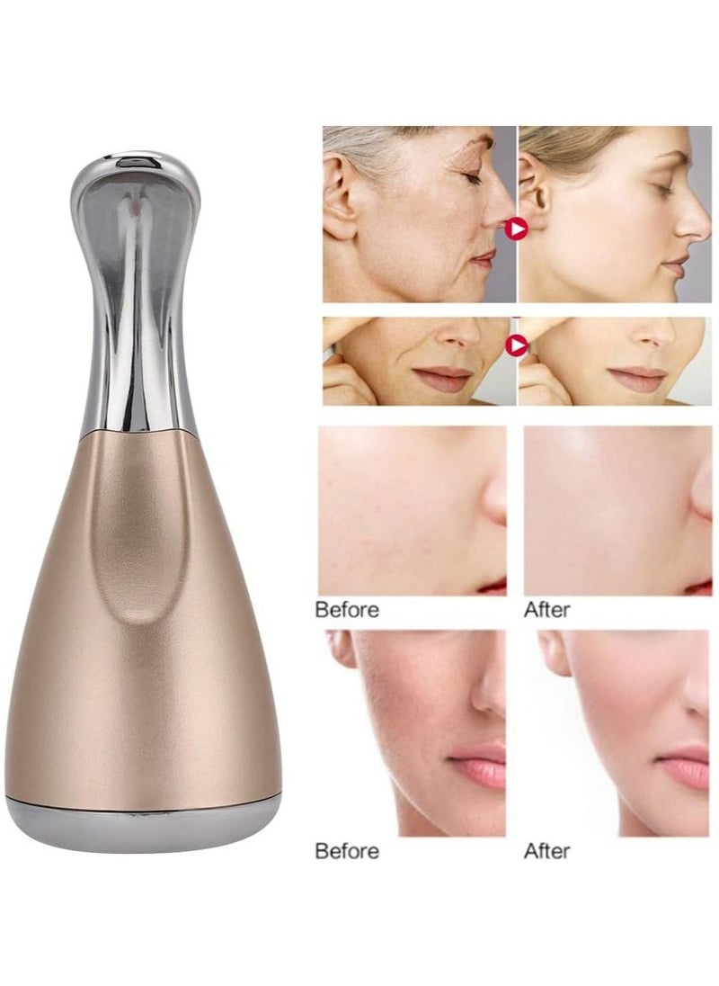 Generic Magnetic Therapy Vibration Massage Portable Microcurrent Skin Tightening Massager Face Lifting Anti Wrinkle Vibration Remover Instrument Skin Care Beauty  - Image 4