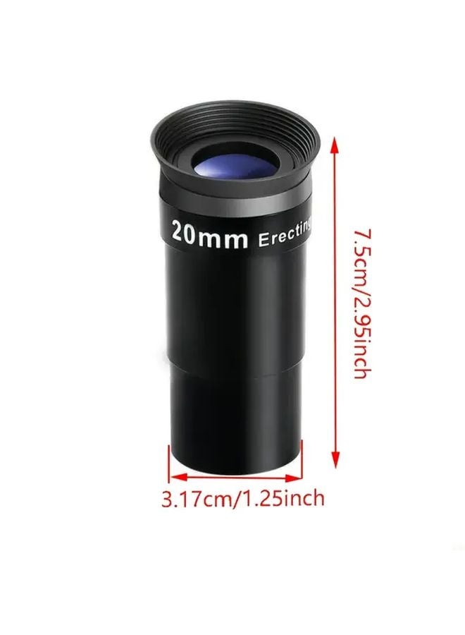 عدسة عينية منتصبة 20 ملم للتلسكوبات الفلكية العاكسة من نوع نيوتن بفتحة 1.25 بوصة - Image 4