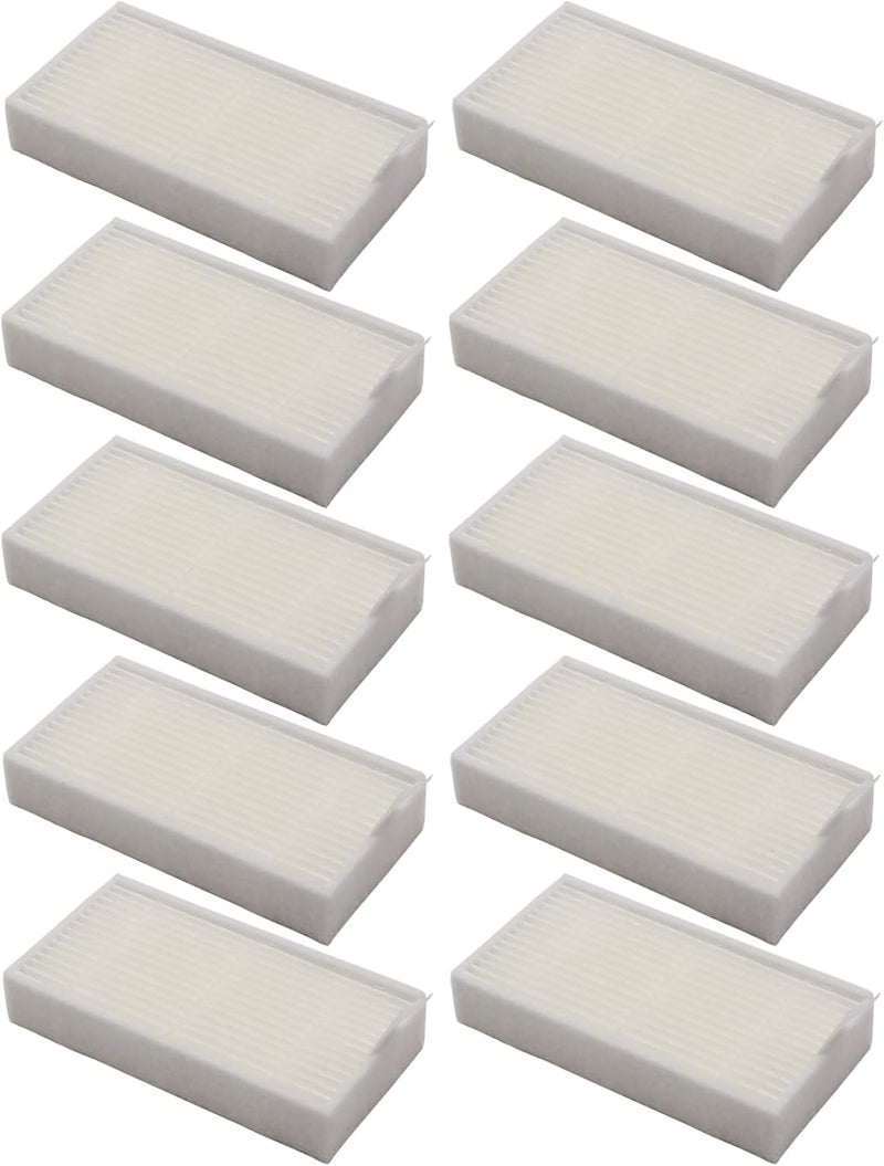 Lezhisnug 10pcs HEPA Filter for ILIFE Vacuum Cleaners, Replacement Filters for ILIFE V3, V3S, V3S Pro, V5, V5S, V5S Pro Robot Vacuum Cleaner; Compatible with SILVERCREST SSWR A1 - Image 1