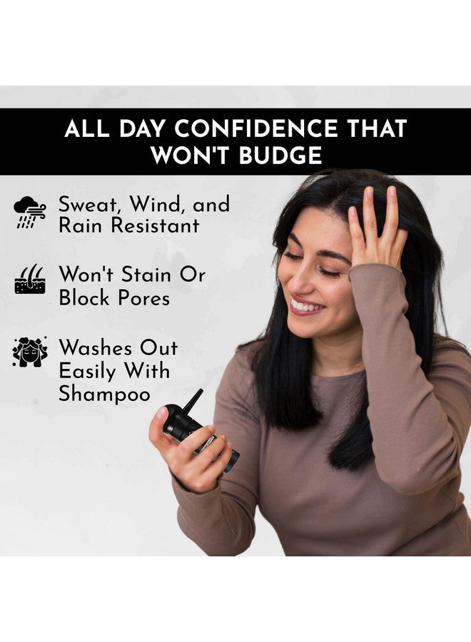 Stylemake Thickener Hair Fiber Dark Brown With Pump For Thin & Fine Hair Instanty Transform, Unisex, Hair Thickening Fibers For Men & Women With Applicator (Dark Brown + Applicator) - Image 5