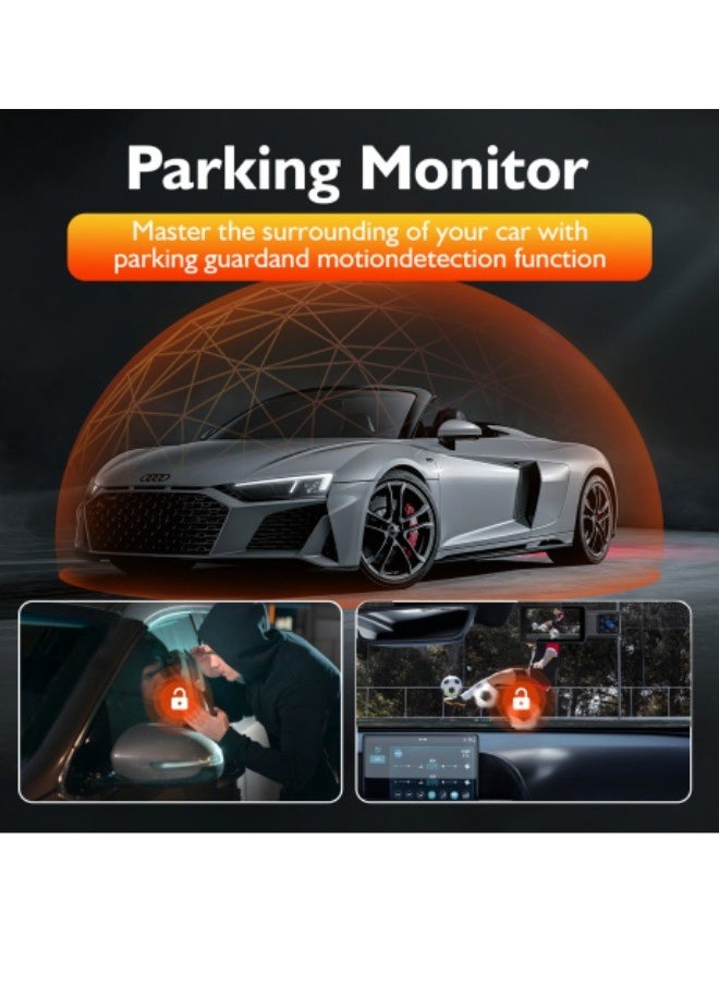 3-Camera 1080P Dash Cam S15 Video DVR Camera Recorder Night Vision w/G-Sensor Loop Recording Dvr Car Camera APP Control
