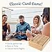 WE Games Travel Cribbage Board Mini 2Track Cribbage Game with Swivel Storage Cards Metal Pegs - Image 4