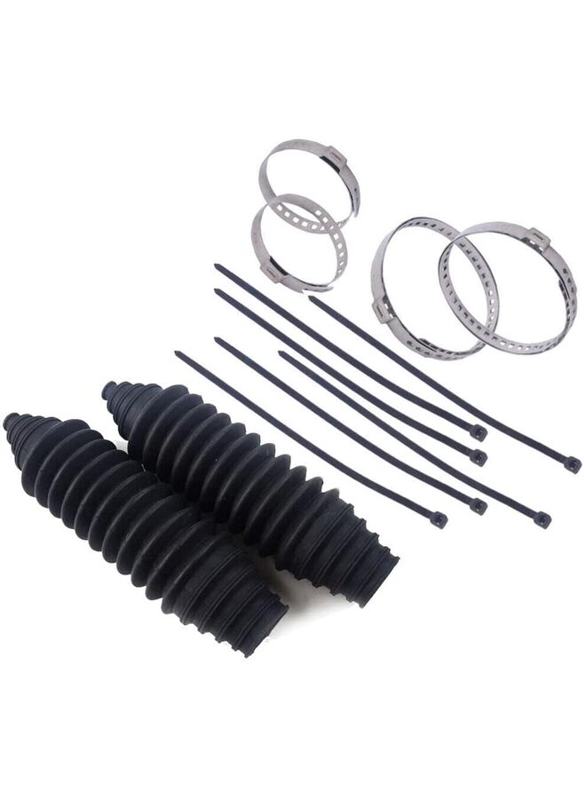 Universal Silicone Rack and Pinion Steering Boot Pinion Boot Gaiter Kit Black (Size : A) - Image 1