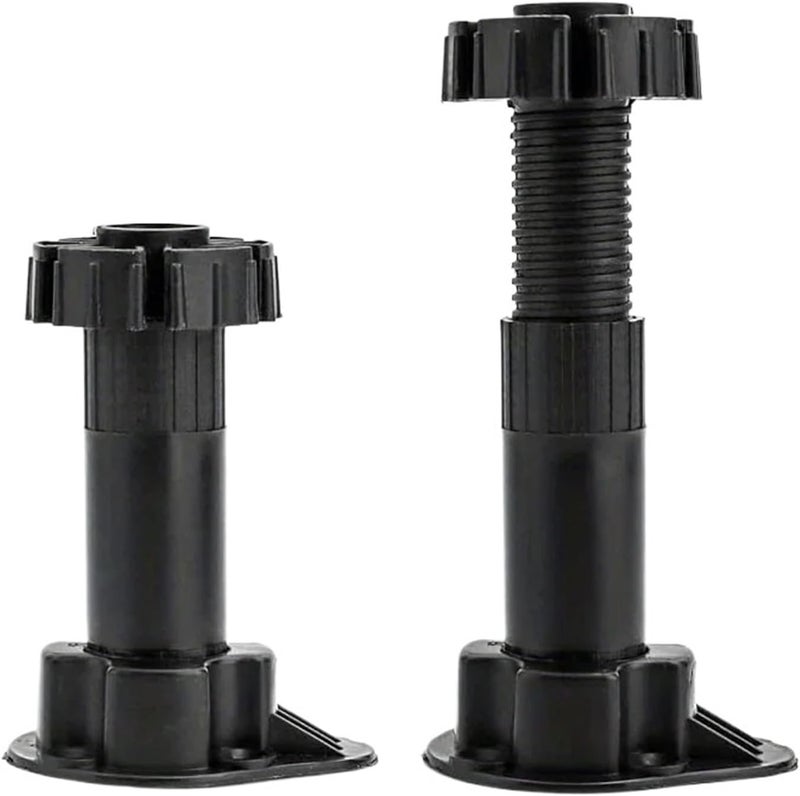 20/15Sets DIY Cabinet Levelers Kitchen Toe Kick Capacity Per Leg Leveler Adjustable Feet for Furniture Cabinets(20SETS) - Image 1
