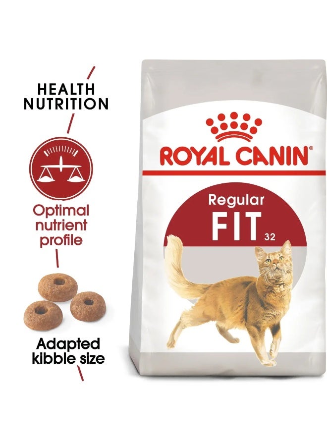 Royal Canin Feline Health Nutrition FIT32-Dry Cat Food 2kg - Image 2