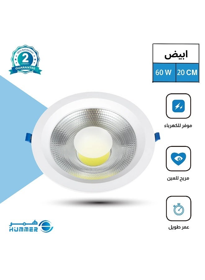 هامر كشاف دفن لون الانارة ابيض 20 سم 60 واط - Image 1