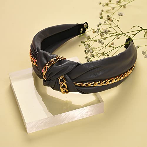 Sohi Trendy Hair Band with Chain Detail - Image 4