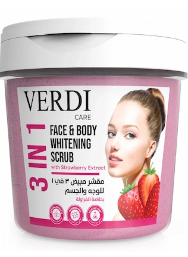3-in-1 Whitening Scrub For Face And Body