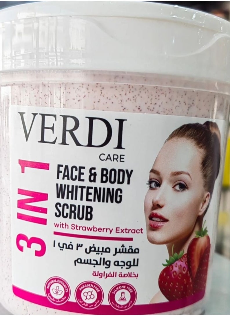 Verdi - 3-in-1 Whitening Scrub For Face And Body - Image 1