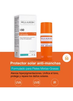 BELLA AURORA Gel Solar Spf 50 Antimancas Piel Mixtagrasa  - Image 2