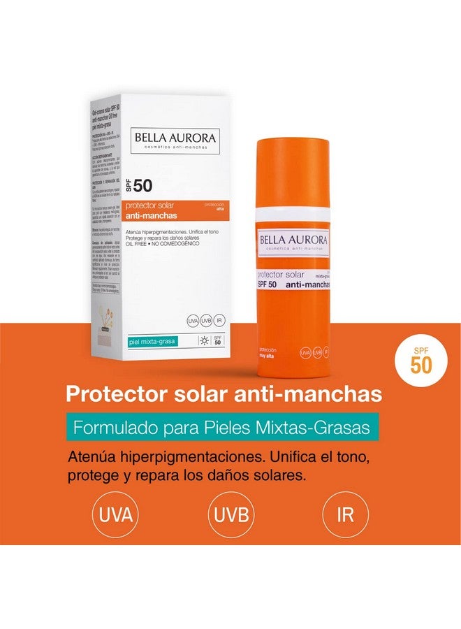 بيلا أورورا جل سولار بمعامل حماية من الشمس 50 Antimancas Piel Mixtagrasa - Image 2