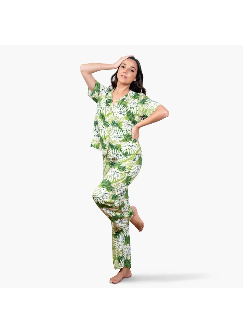 Aadaraya Printed Pyjama Set