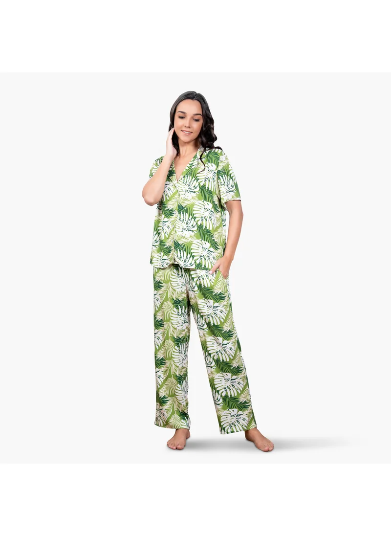 Aadaraya Printed Pyjama Set