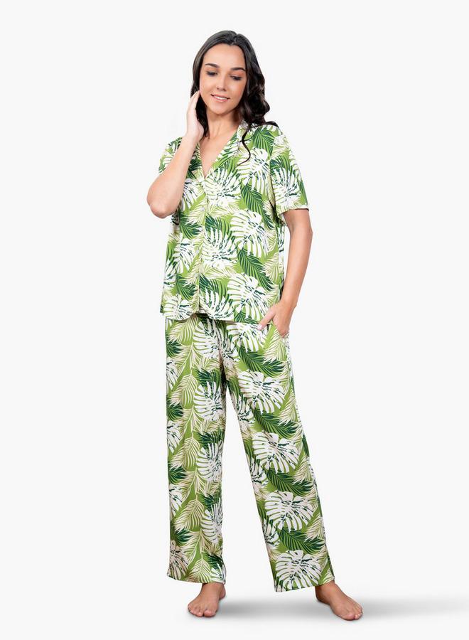 أدريا طقم بيجامة مطبوع - Image 1