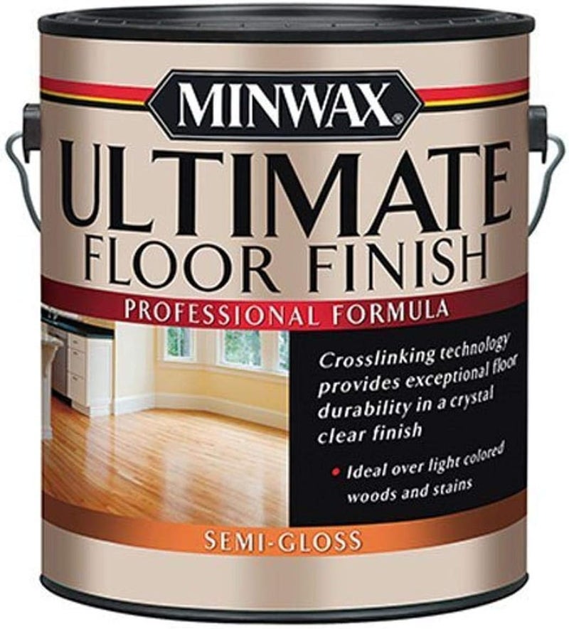 Minwax Ultimate Floor Finish, One Gallon, Clear Semi-Gloss - Image 1