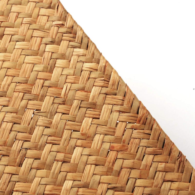 DOKOT Woven Table Mats Seagrass Rectangular Rattan Placemats Natural Set of 4 Non Slip Heat Resistant Insulation for Dining Table - Image 5