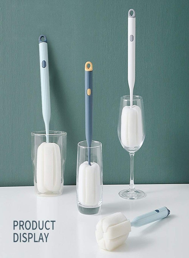 hyndrix Bottle Soft Brush -2Pcs Sponge Bottle Brush Soft and Easy to Clean, Baby Bottle Sponge Brush Can Effectively Remove The Stain Residue On The Bottom of The Cup - Image 4