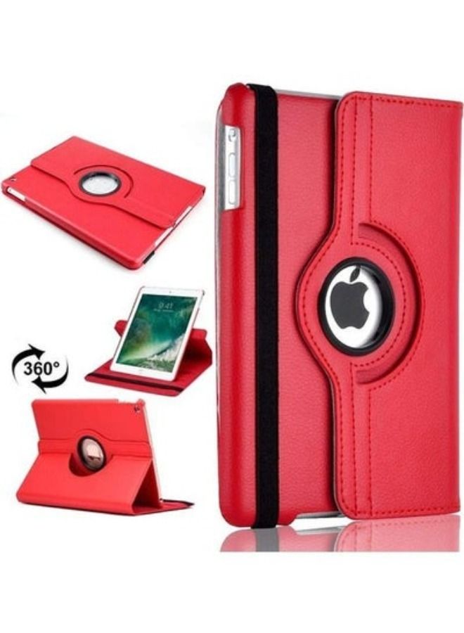 ACLIX 360 Degree Rotating Smart Protective Stand Cover With Auto Sleep/Wake For Apple iPad 10.2 inch 2019 Tablet Red - Image 1
