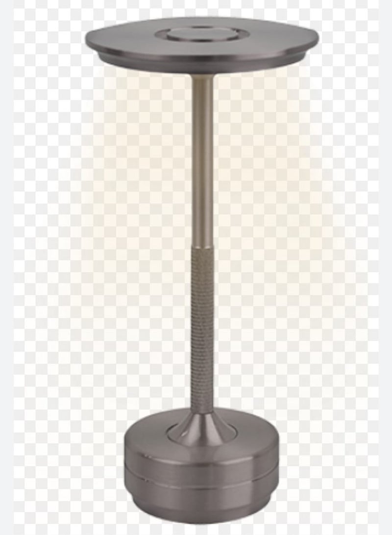 مصباح طاولة من المنيوم قابل لإعادة الشحن بتصميم كلاسيك - Image 2